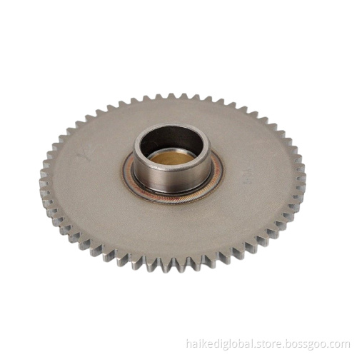 Motorcycle clutch starting disc gear
